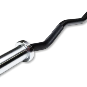 Black Chrome Curl Barbell